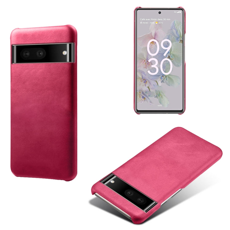 For Google Pixel 6a Calf Texture PC + PU Phone Case