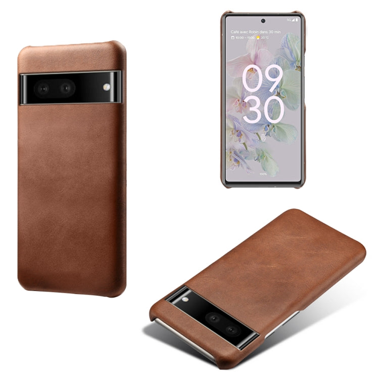 For Google Pixel 6a Calf Texture PC + PU Phone Case
