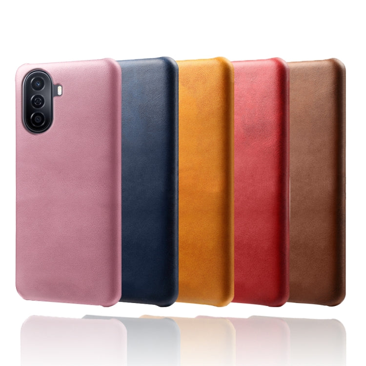 For Huawei Enjoy 50 Calf Texture PC + PU Phone Case