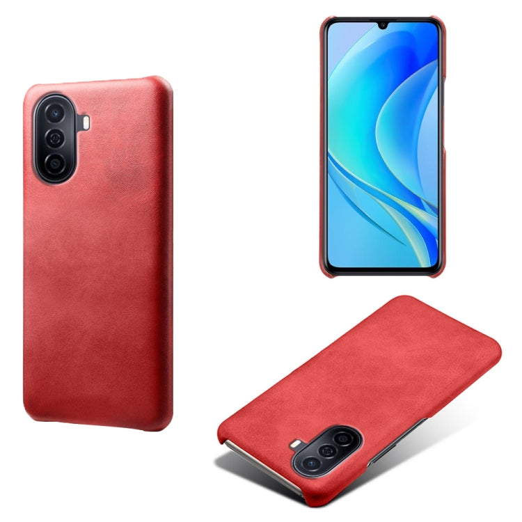 For Huawei Enjoy 50 Calf Texture PC + PU Phone Case