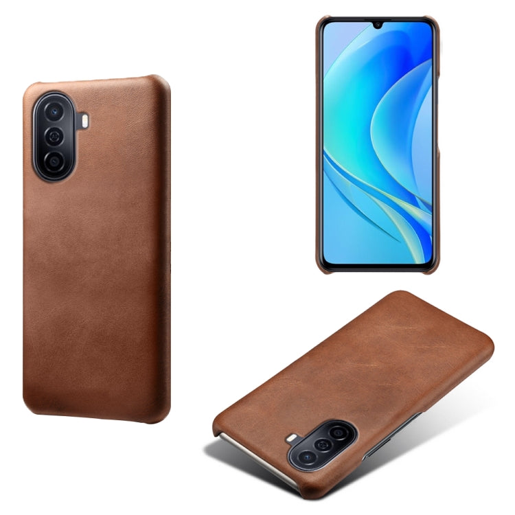 For Huawei Enjoy 50 Calf Texture PC + PU Phone Case