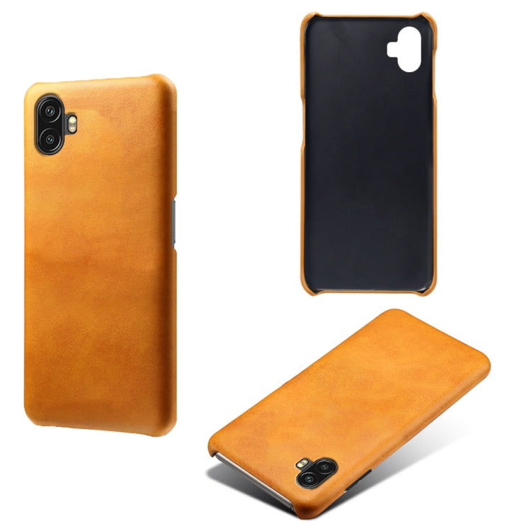 For Samsung Galaxy Xcover6 Pro Calf Texture PC + PU Phone Case