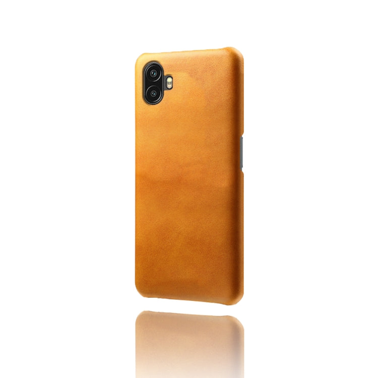 For Samsung Galaxy Xcover6 Pro Calf Texture PC + PU Phone Case