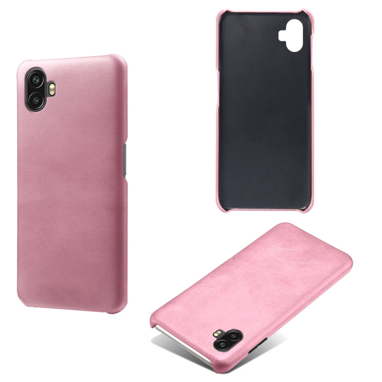 For Samsung Galaxy Xcover6 Pro Calf Texture PC + PU Phone Case