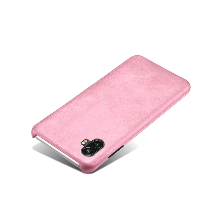 For Samsung Galaxy Xcover6 Pro Calf Texture PC + PU Phone Case
