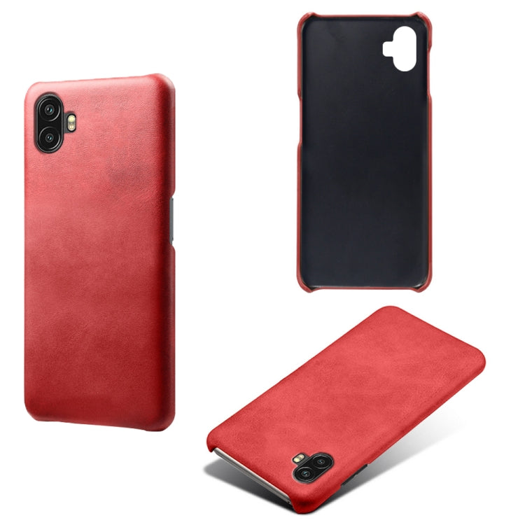 For Samsung Galaxy Xcover6 Pro Calf Texture PC + PU Phone Case