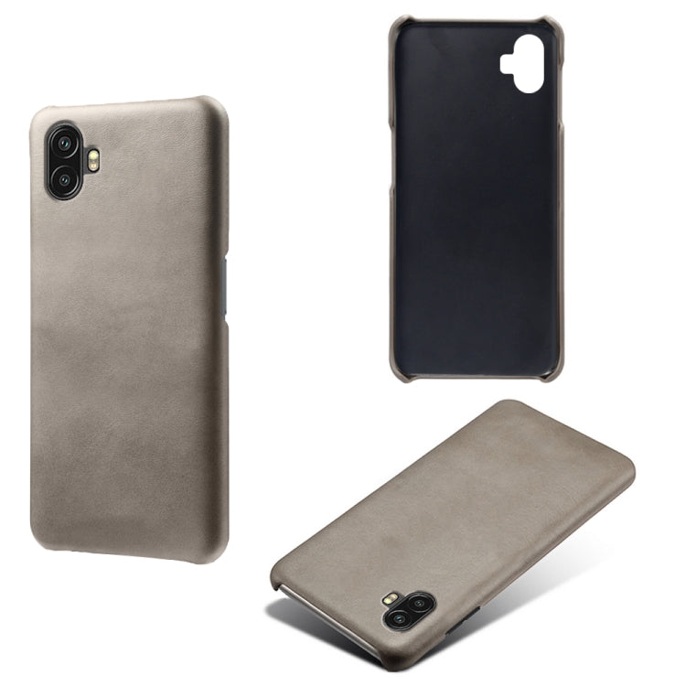 For Samsung Galaxy Xcover6 Pro Calf Texture PC + PU Phone Case