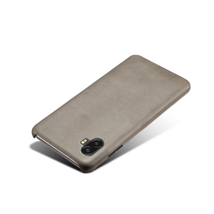 For Samsung Galaxy Xcover6 Pro Calf Texture PC + PU Phone Case