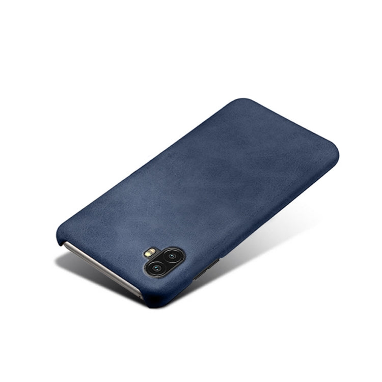 For Samsung Galaxy Xcover6 Pro Calf Texture PC + PU Phone Case