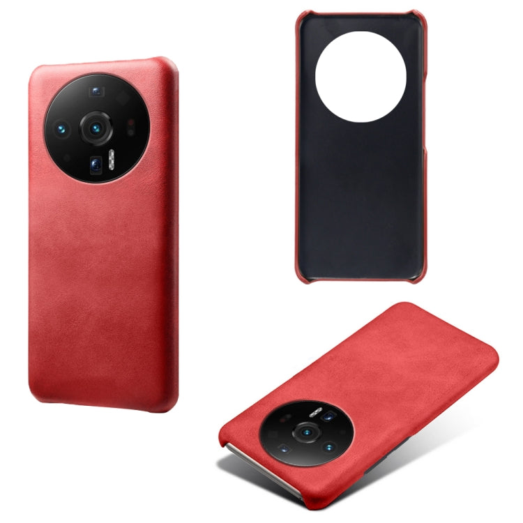 For Xiaomi 12S Ultra Calf Texture PC + PU Phone Case