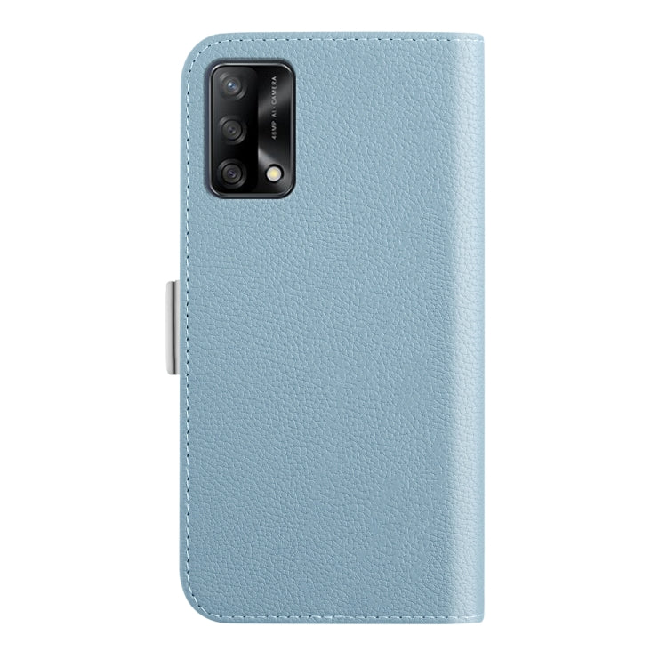 For OPPO A74 4G Candy Color Litchi Texture Leather Phone Case