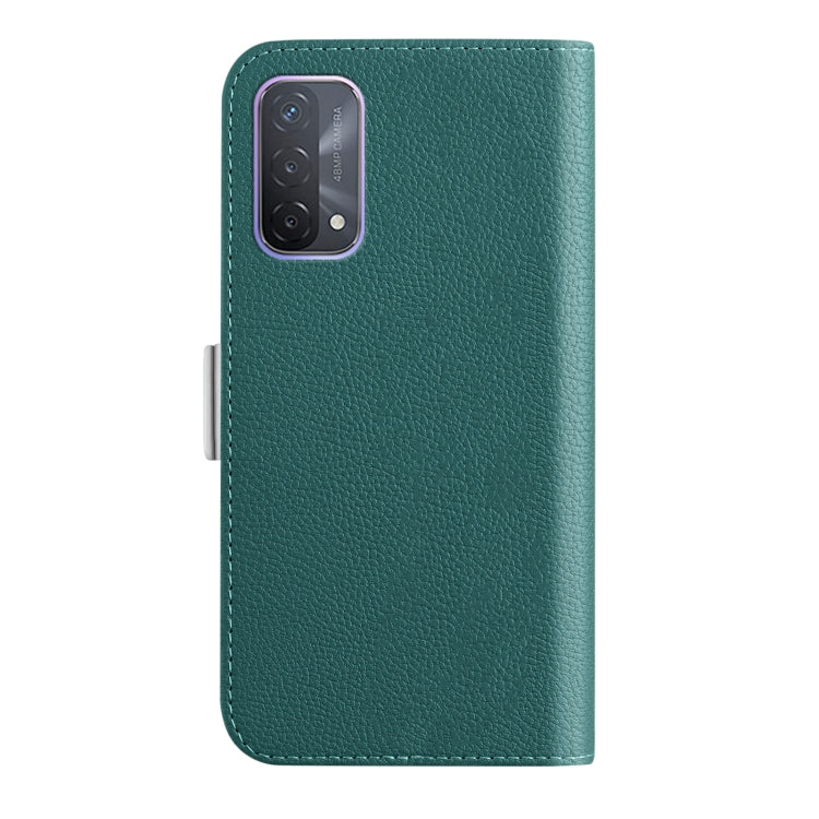 For OPPO A93 5G China Candy Color Litchi Texture Leather Phone Case