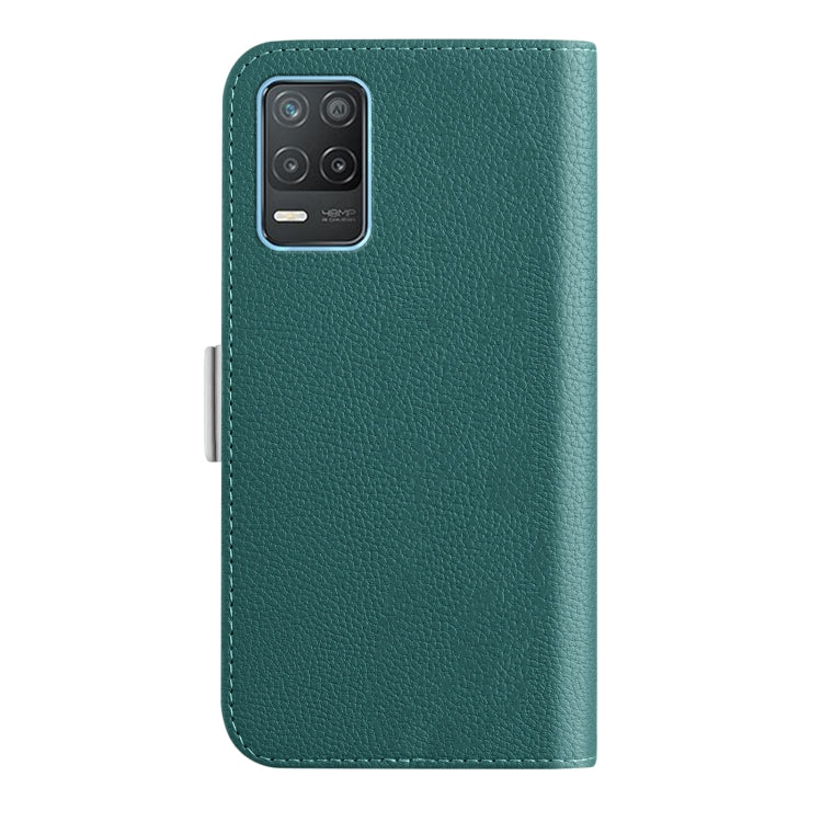 For OPPO Realme 8 5G Candy Color Litchi Texture Leather Phone Case