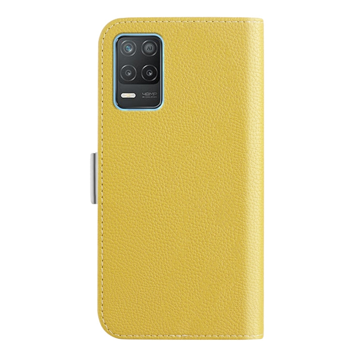 For OPPO Realme 8 5G Candy Color Litchi Texture Leather Phone Case