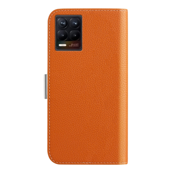 For OPPO Realme 8 4G Candy Color Litchi Texture Leather Phone Case