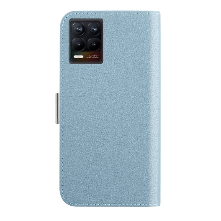 For OPPO Realme 8 4G Candy Color Litchi Texture Leather Phone Case