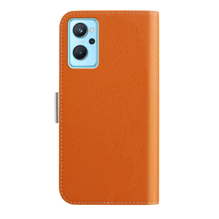 For OPPO Realme 9i Candy Color Litchi Texture Leather Phone Case