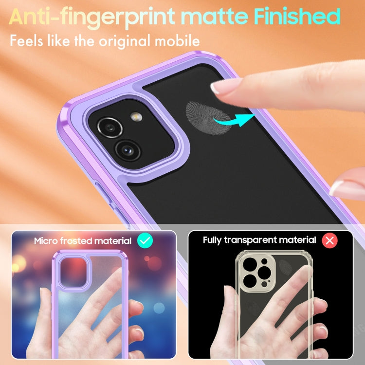For Samsung Galaxy A03 164mm Bright Skin Feel PC + TPU Protective Phone Case