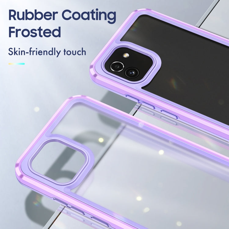 For Samsung Galaxy A03 164mm Bright Skin Feel PC + TPU Protective Phone Case