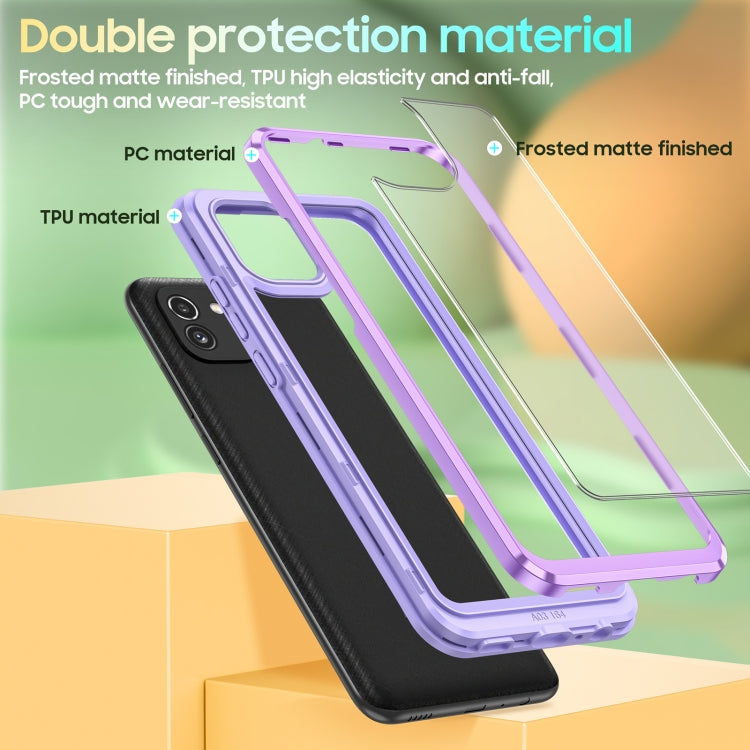 For Samsung Galaxy A03 164mm Bright Skin Feel PC + TPU Protective Phone Case