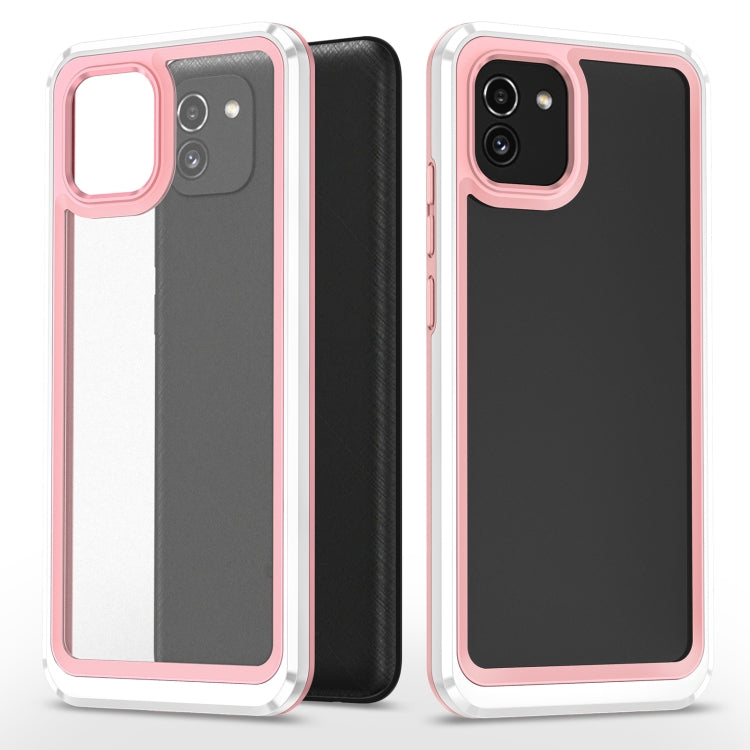 For Samsung Galaxy A03 164mm Bright Skin Feel PC + TPU Protective Phone Case