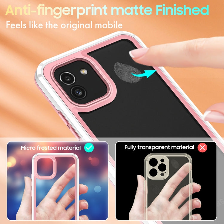 For Samsung Galaxy A03 164mm Bright Skin Feel PC + TPU Protective Phone Case