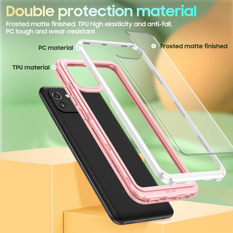 For Samsung Galaxy A03 164mm Bright Skin Feel PC + TPU Protective Phone Case