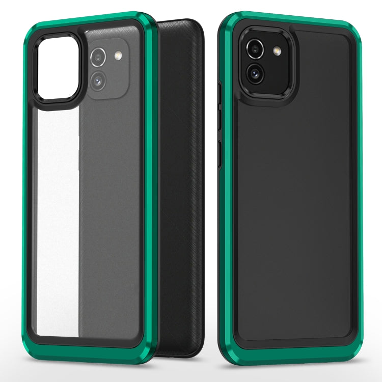 For Samsung Galaxy A03 164mm Bright Skin Feel PC + TPU Protective Phone Case