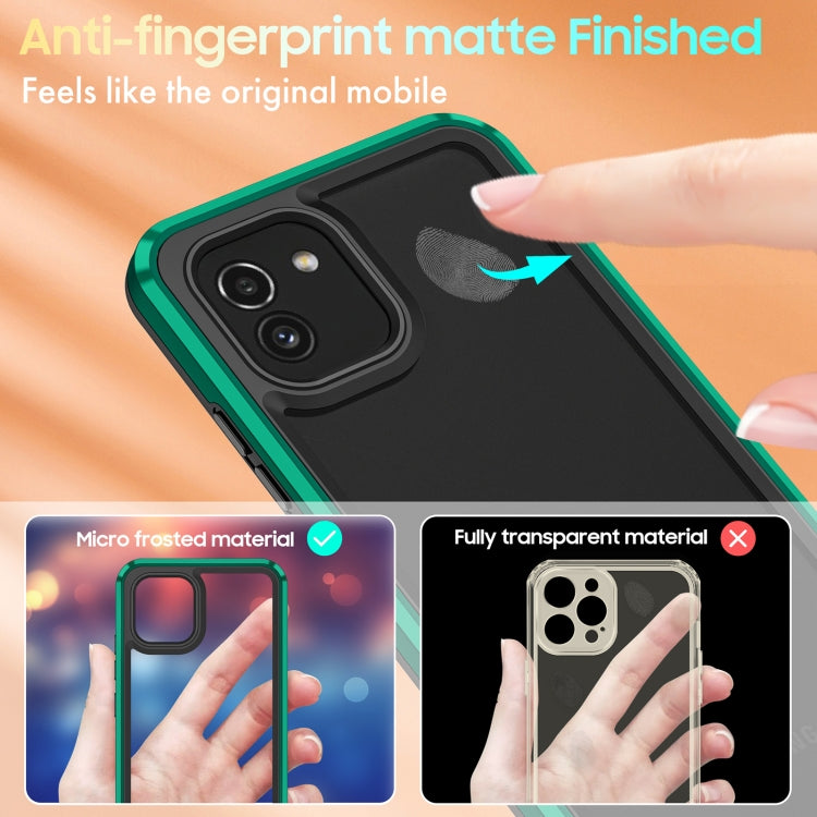 For Samsung Galaxy A03 164mm Bright Skin Feel PC + TPU Protective Phone Case