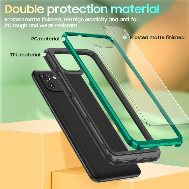 For Samsung Galaxy A03 164mm Bright Skin Feel PC + TPU Protective Phone Case