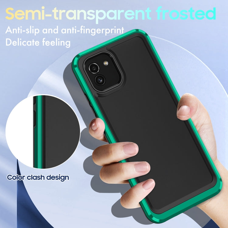 For Samsung Galaxy A03 164mm Bright Skin Feel PC + TPU Protective Phone Case