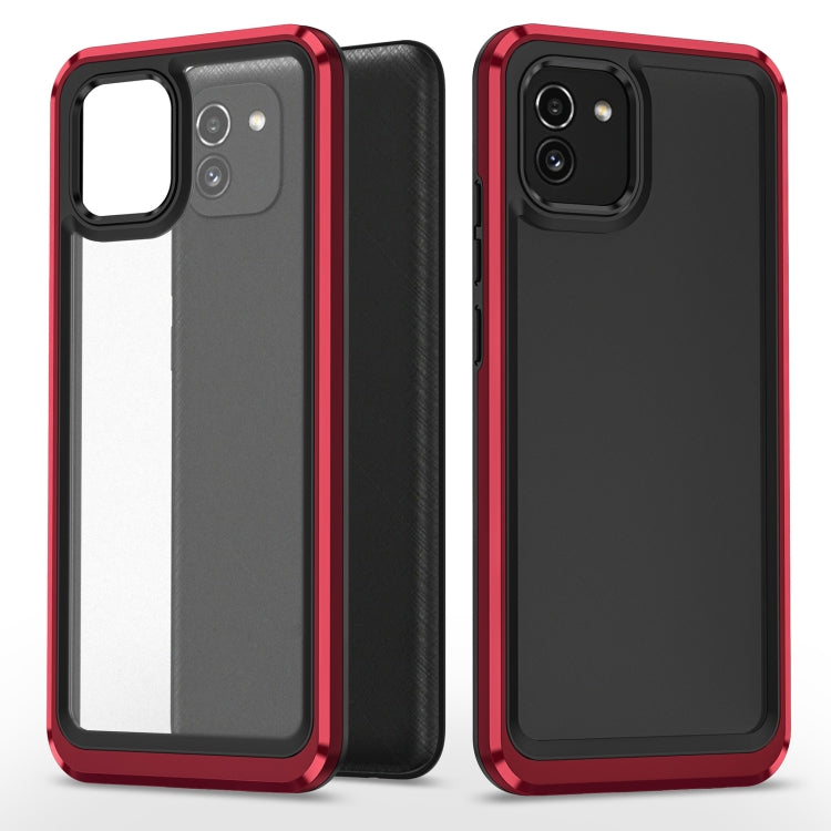 For Samsung Galaxy A03 164mm Bright Skin Feel PC + TPU Protective Phone Case