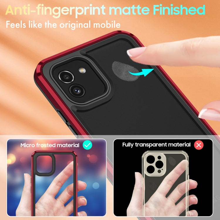 For Samsung Galaxy A03 164mm Bright Skin Feel PC + TPU Protective Phone Case