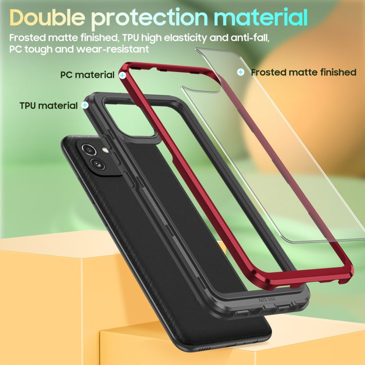 For Samsung Galaxy A03 164mm Bright Skin Feel PC + TPU Protective Phone Case