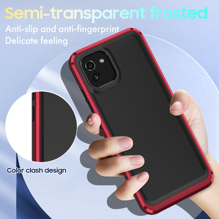 For Samsung Galaxy A03 164mm Bright Skin Feel PC + TPU Protective Phone Case