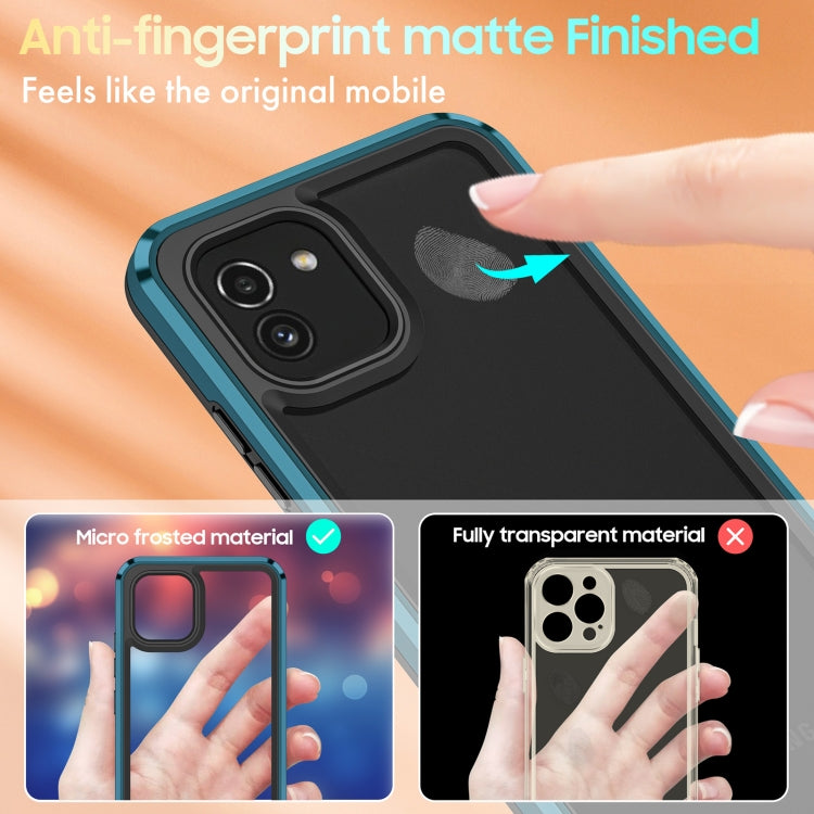 For Samsung Galaxy A03 164mm Bright Skin Feel PC + TPU Protective Phone Case