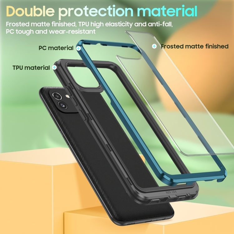 For Samsung Galaxy A03 164mm Bright Skin Feel PC + TPU Protective Phone Case