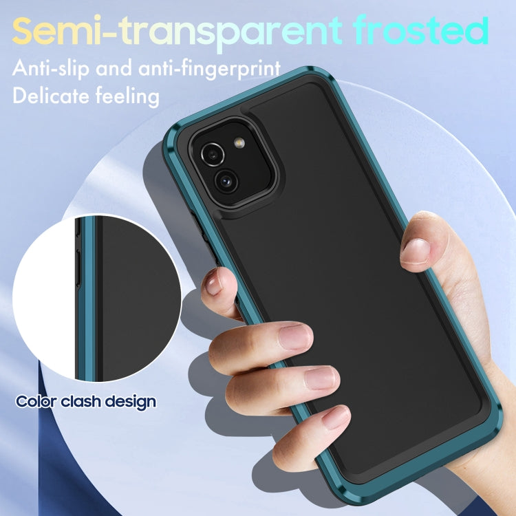 For Samsung Galaxy A03 164mm Bright Skin Feel PC + TPU Protective Phone Case