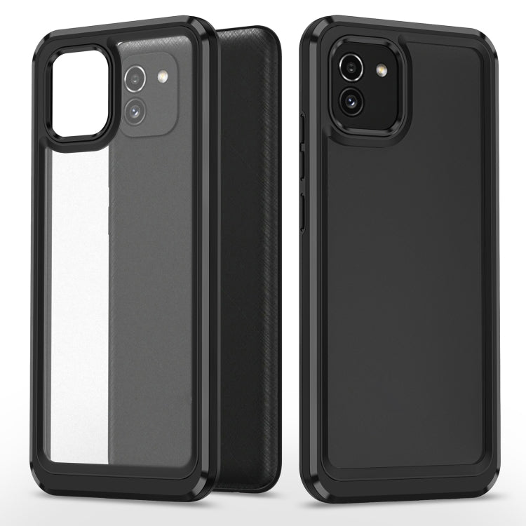 For Samsung Galaxy A03 164mm Bright Skin Feel PC + TPU Protective Phone Case