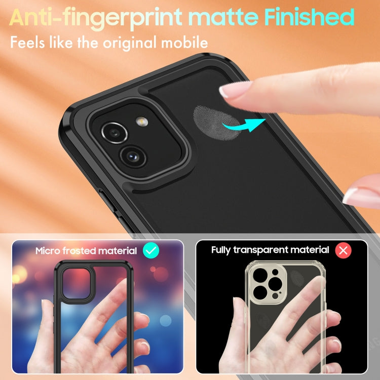 For Samsung Galaxy A03 164mm Bright Skin Feel PC + TPU Protective Phone Case