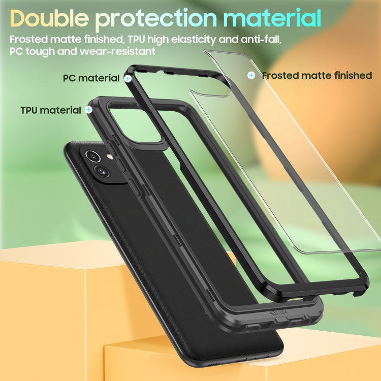 For Samsung Galaxy A03 164mm Bright Skin Feel PC + TPU Protective Phone Case