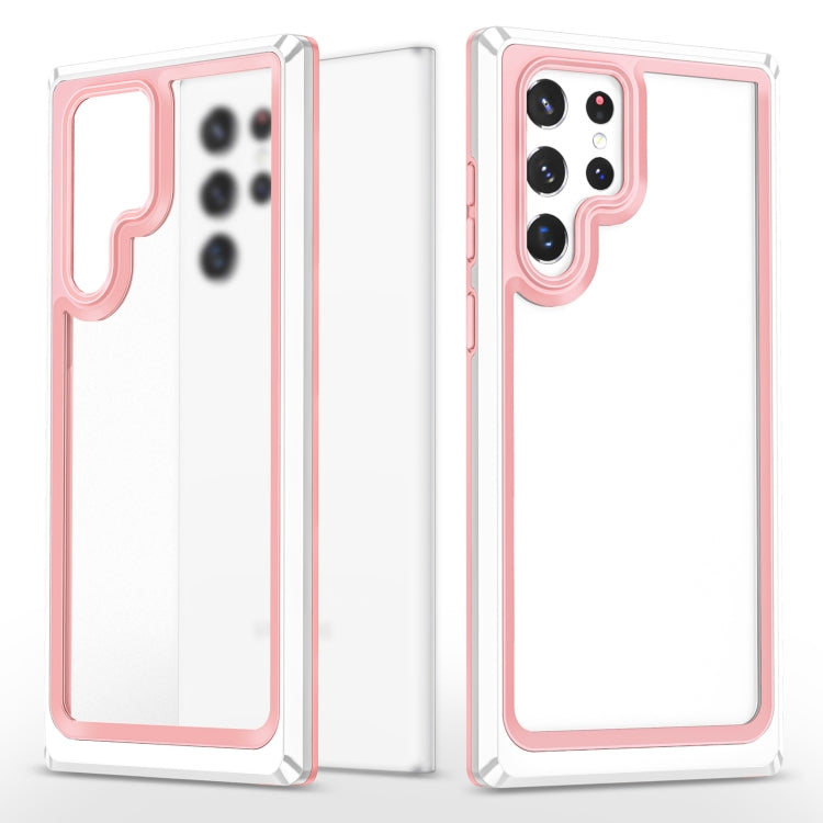 For Samsung Galaxy S22 Ultra 5G Bright Skin Feel PC + TPU Protective Phone Case