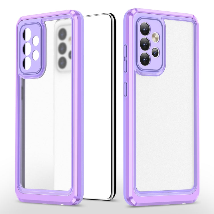 For Samsung Galaxy A52 5G / 4G Bright Skin Feel PC + TPU Protective Phone Case