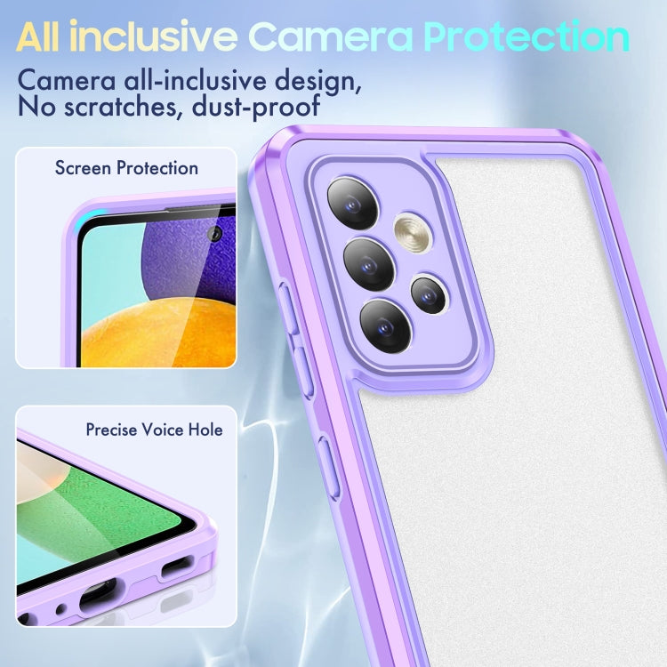 For Samsung Galaxy A52 5G / 4G Bright Skin Feel PC + TPU Protective Phone Case