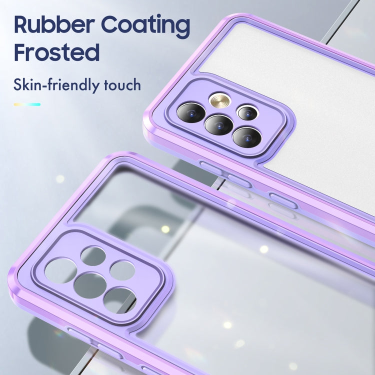 For Samsung Galaxy A52 5G / 4G Bright Skin Feel PC + TPU Protective Phone Case