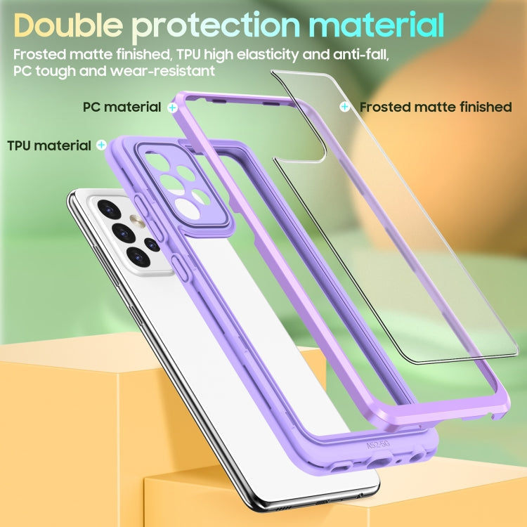 For Samsung Galaxy A52 5G / 4G Bright Skin Feel PC + TPU Protective Phone Case