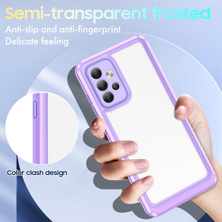 For Samsung Galaxy A52 5G / 4G Bright Skin Feel PC + TPU Protective Phone Case