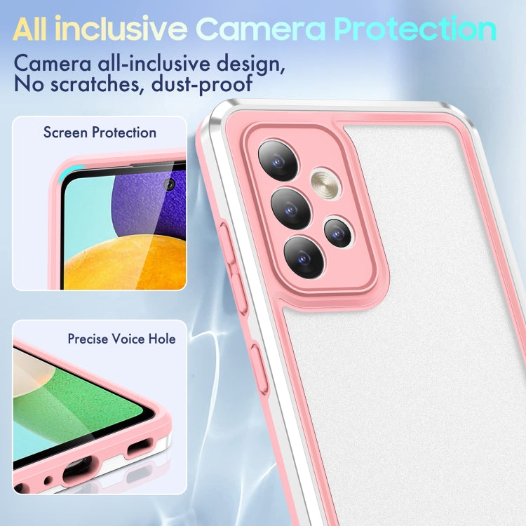 For Samsung Galaxy A52 5G / 4G Bright Skin Feel PC + TPU Protective Phone Case