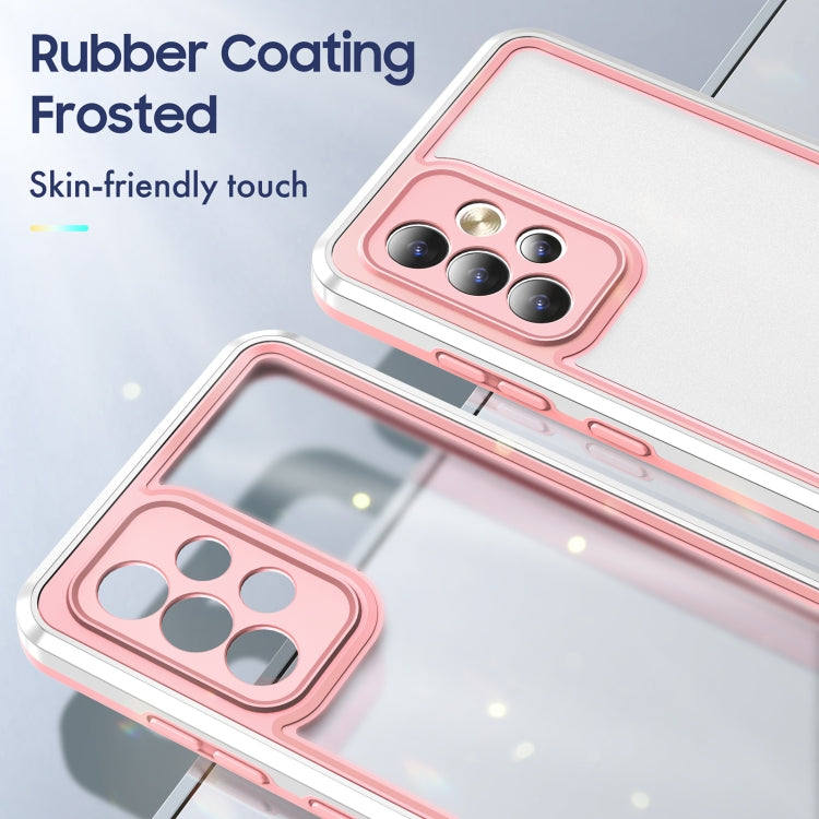 For Samsung Galaxy A52 5G / 4G Bright Skin Feel PC + TPU Protective Phone Case
