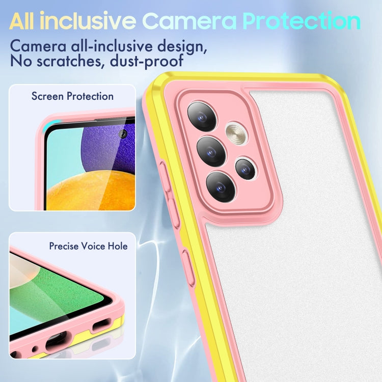 For Samsung Galaxy A52 5G / 4G Bright Skin Feel PC + TPU Protective Phone Case